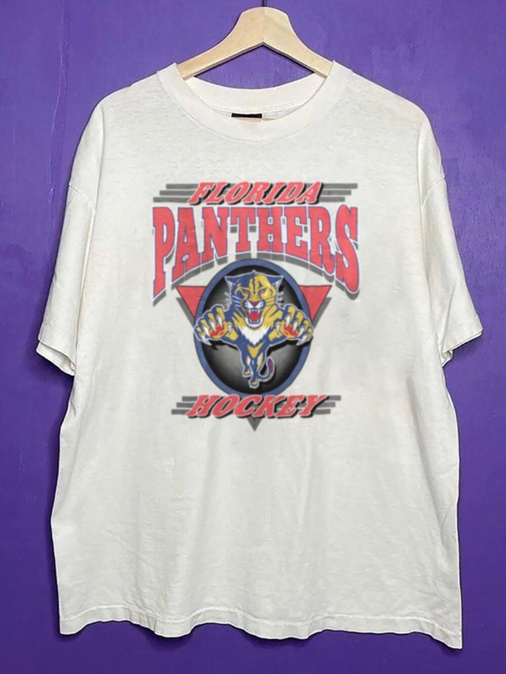 Vintage 90s Florida Panther Hockey Unisex Shirt, Retro NHL Shirt For Men Women